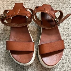 MIA sandal wedges, size 7